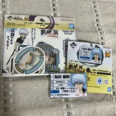 銀魂展 一番くじ ステッカー アクリルチャーム 坂田銀時