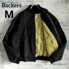極美品 Backers ダービージャケット カップショルダー ブラック M