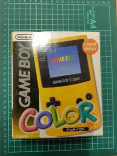 Nintendo GAME BOY COLOR イエロー 外箱　説明書