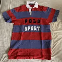 POLO SPORT ストライプ ポロシャツ