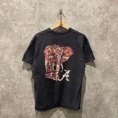【送料無料】USA古着 プリントTシャツ バックプリント 象 キラキラ Y2K