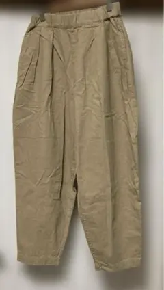 hagumu ハグム　新品　綿麻　ワイドパンツ