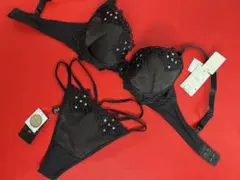 LA PERLA ブラック　レース　ブラジャー　新品未使用　1c（c70） LA PERLA ブラック レース ブラジャー 新品未使用 1c（c70） - メルカリ