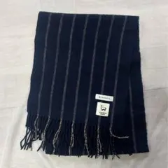 THE SHOP TK カシミアブレンド マフラー ネイビー　メンズ