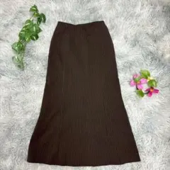 【GIANNI LO GIUDICE】ストライプ タイトロングスカート (34)