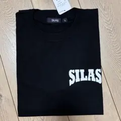 SILAS サイラス Tシャツ 半袖 ロゴプリント ブラック Mサイズのサムネイル