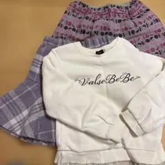 bebe 120 スカート、キュロット、トレーナー