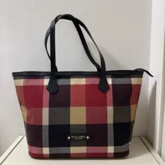 【新品同様】ブルーレーベルクレストブリッジ トートバッグ レッド