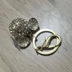 クリスタル装飾のミッキーマウスキーホルダー