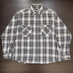 BACK NUMBER XL チェック柄ネルシャツ