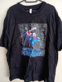 【値下】スペースマウンテン ヴィンテージ Tシャツ 黒 ディズニー