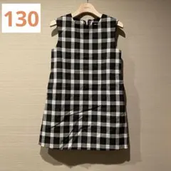 【美品】COMME CA DU MONDE ノースリーブ ワンピース 130のサムネイル