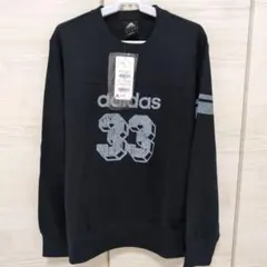 ※最終値下げ※【新品未使用】adidas ブラック トレーナー