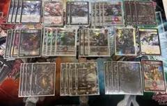 デュエマ　4Cモルネクデッキ&ドラグハート付き　スリーブ付き か*様 デュエマ 4Cモルネクデッキ&ドラグハート付き スリーブ付き