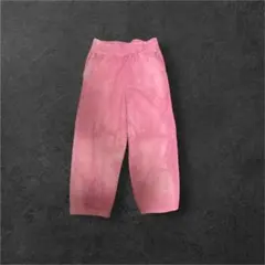 UNIQLO Cスウェットパンツ　ピンク　リメイク　y2k swag