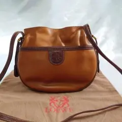 極美品 エンリケ ロエベ 1950年〜1970年代 レザー ショルダーバッグのサムネイル
