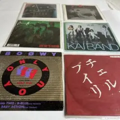 邦楽 EPレコード 6枚セット THE ALFEE 、BOOWY，甲斐バンド