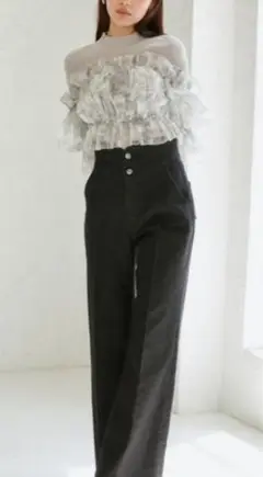 スナイデル　ハイウエストフレアデニムパンツ00サイズ
