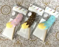フェルト おままごと お祭りフード チョコバナナ　セットのサムネイル