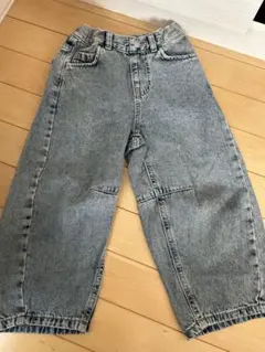 GU ワイドパンツ 110cm デニム