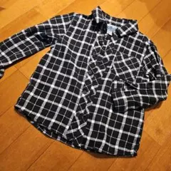 エニィファム チェックシャツ 110センチ