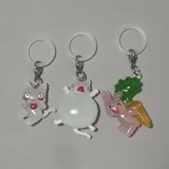 ノンタン めじるしアクセサリー2 ノンタンA ノンタンB 3点セット