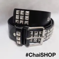 スタッズベルト黒 y2k sk8 スケーター ロック デニム ブラック