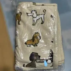 犬柄フリースブランケット 140×100センチ　京都西川　スターキャンドル