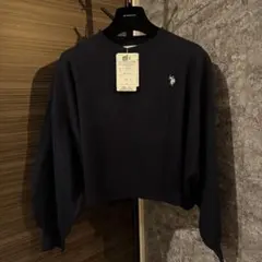 【新品未使用】U.S. POLO ASSN.長袖　クルーネック ライトニット Mのサムネイル