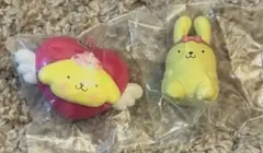 サンリオ　夢みるエンジェル　なりきりうさぎさんフィギュア ポムポムプリン　2点