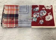 ラルフローレン　ハンカチ　3枚セット