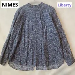 NIMES リバティプリント フリルカラーブラウス マルチカラーのサムネイル