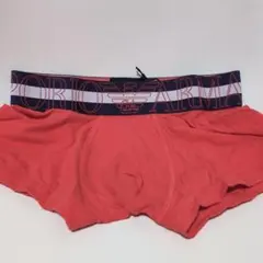 エンポリオアルマーニ　新品　メンズ　ボクサーパンツ　Sサイズ　レッド　ビッグロゴのサムネイル