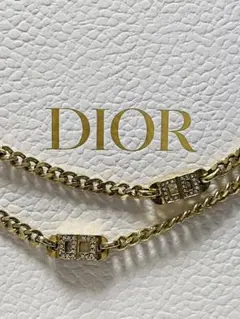 Dior クリスチャンディオール ロングネックレス CDロゴ