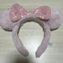 kohh様専用 ミッキーマウス耳付きカチューシャ ピンク ミニーちゃん