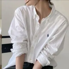 【極美品】ポロラルフローレン オーバーサイズ リネンシャツ ★大人気カラー★のサムネイル