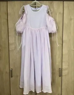 sismetry 2wayシアーパフドレス／lavender