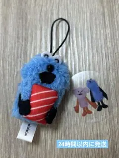 パペットスンスン スシロー 指人形マスコット まぐろ＆クリアピックセット