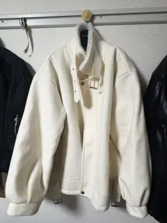 【neos】ビッグシルエット 裏ボア バルーンスリーブ コート ジャケット