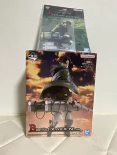 進撃の巨人　一番くじ　リヴァイ　MASTERLISE フィギュア