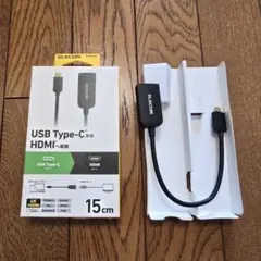 ★ELECOM 4K対応 Type-C→HDMI変換ケーブル スマホ&PC対応★