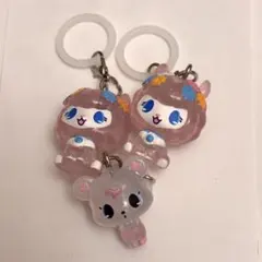 ジュエルペット ガチャ めじるしアクセサリー ラブラ エンジェラ3点