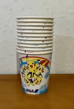ポケモン ピカチュウ 紙コップ　ANA 11個　未使用品