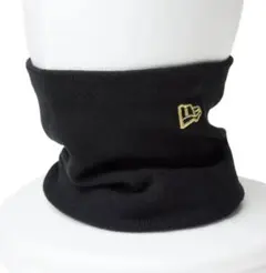 NEWERAニューエラチューブネックウォーマー ブラック × ゴールド