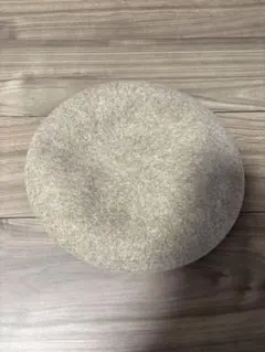 【新品】Bleu Bleuet ウール　ベレー帽　ベージュ