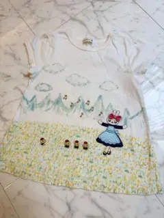 knit planner 半袖Tシャツ うさぎ 刺繍