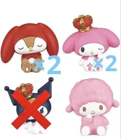 肩ズンFIg 王冠付きフィギュア5体セット