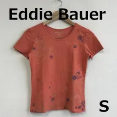 最終　C0630A08【Eddie Bauer】花柄半袖カットソー （S）のサムネイル