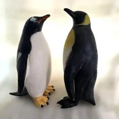 ★2個セット Favoriteリアル ペンギン ソフビ フィギュア 30cm程