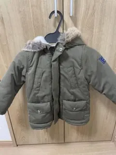 Moujonjon オリーブグリーン ダウンコート